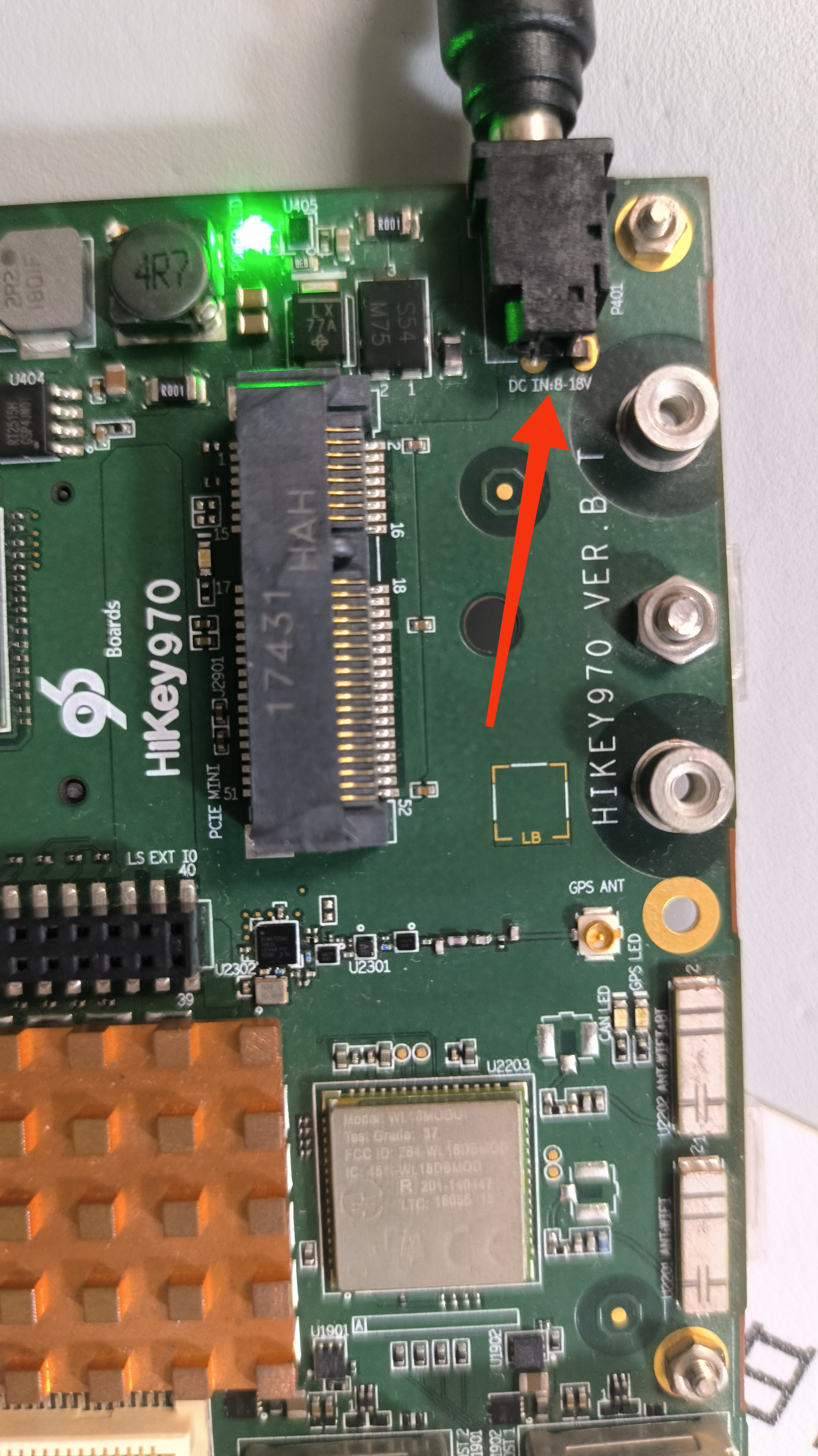 Hikey970 Input Power Voltage